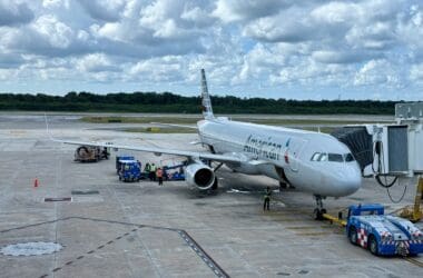 an airplane on the tarmac