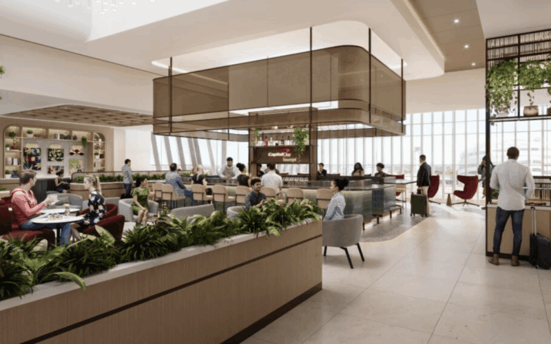 Capital One Lounge Charlotte Rendering