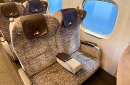 Tokaido Shinkansen Green Car Seating